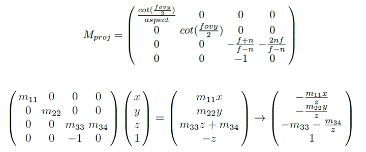 projectionTransform